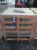 Iiris black honed & leather marble wall decos new elevations pattern interlocking tiles approx. 96