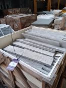 Iris black marble pavers 800 x 150 x 30mm, 1 long & 2 short sides - Lift out fee - £5 + VAT