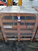 Iiris black honed & leather marble wall decos new elevations pattern interlocking tiles approx. 96