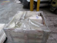 Quantity limestone style tiles to pallet, 900mm x 600mm and 700mm x 600mm - Lift out fee - £5 + VAT