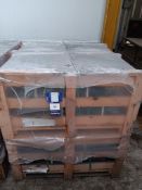 Iiris black honed & leather marble wall decos new elevations pattern interlocking tiles approx. 96