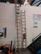 Aluminium Double Extension Ladder & Aluminium Ladd