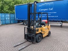 Caterpillar GP20K 2-Ton Gas Operated Forklift Truck – Serial Number ET17B-15265 – 2001 – 8,108 Hours