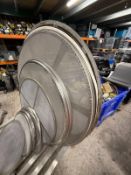 Large Quantity of sieves with sieve holder