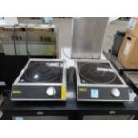 2x Buffalo 240V Single Induction Hobs