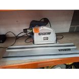 Erbauer ERB690CSW plunge saw with track