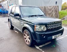 Land Rover Discovery 4 Diesel 3.0 TDV6 XS 5 Door Auto. Registration VU11 JJY, mileage 66,012. Date