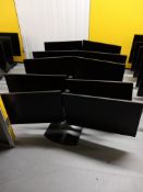 12x AOC 24P1 Monitors with 6x Double Screen Brackets Located in Stockport