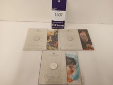 3x The Royal Mint Harry Potter 50p