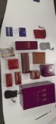 Collection of various sized jewellery boxes