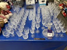 Large Quantity of Glassware-Mostly Crystal