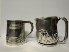 2x Silver Tankards