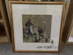 A Pastel Work of a Beagle