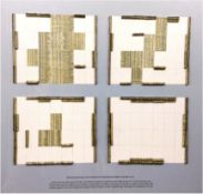 Roelof Louw, Proposed Rolled Lead work for Karsten Schubert Gallery 2013, 2013, newspaper, sheet