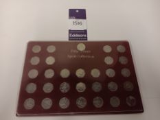 Tray Containing 30x 50p Sport Collection