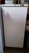 Commercial freezer. Width 76cm, depth 72cm, height 170cm