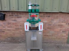 Zummo Z80A Orange Juicer with waste buckets and stand