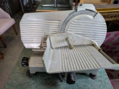 Meat slicer. Working when last switched on.