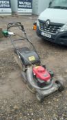 Honda HRH536 Pro Roller petrol powered mower, As lotted per photographs. Viewing Recommended.