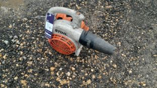 Stihl handheld petrol blower, model unknown. Viewing Recommended.