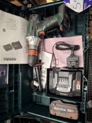 Metabo GB 18 LTX BL QI drill, 5.5ah battery and charger in hard case
