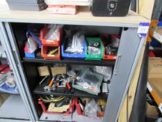 Tambour fronted cabinet