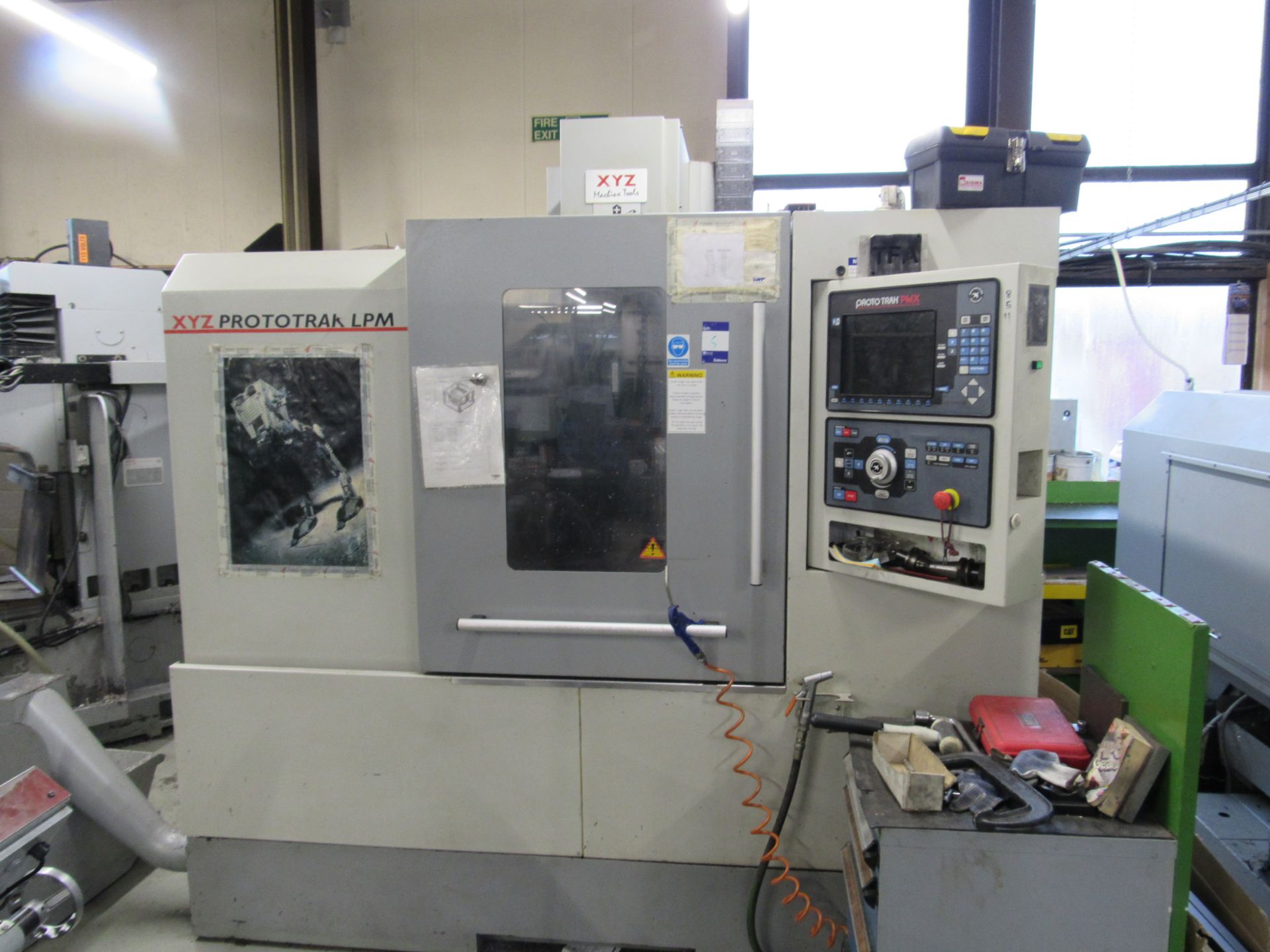 XYZ Proto Trak LPM, Serial number M7192, 2012, 4200kg