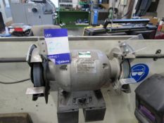 Twin wheel 6" bench grinder