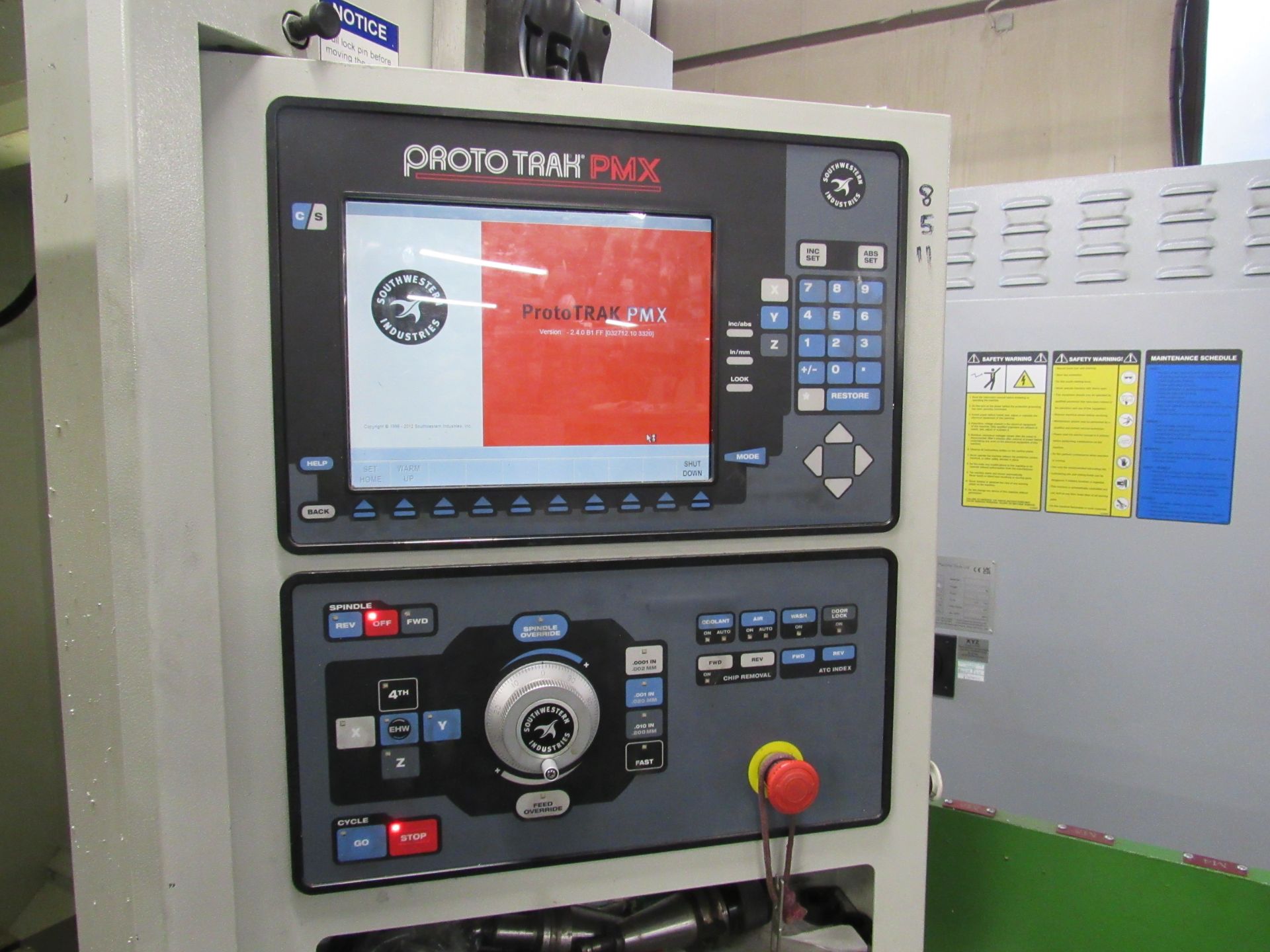 XYZ Proto Trak LPM, Serial number M7192, 2012, 4200kg