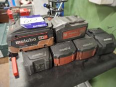 6 x Metabo batteries