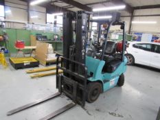 Maxima FGL 18T 1360kg capacity LPG forklift, triple ex mast, 2629 hours