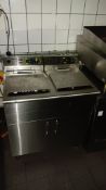 Adexa freestanding electric double fryer – Located in the Kitchen