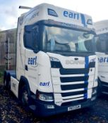 Scania 500S Euro 6 6x2 Highline Tractor Unit, Registration PN71 EUM. MOT: 30.09.2026. First