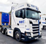 Scania 500S Euro 6 6x2 Highline Tractor Unit, Registration PN71 EUL. MOT: 30.09.2026. First