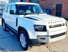 LAND ROVER DEFENDER 110 COMMERCIAL DIESEL 3.0 D250 Hard Top SE Auto 3 Seat, registration PL72