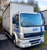 DAF LF.150 7.5t Curtain Side, Registration P11 ETL. First Registered: 09.11.2006. Mileage: 441,405km