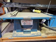 Makita MLT100 table saw, 110v 1500w 260mm diameter blade max.cutting 93mm (2008)