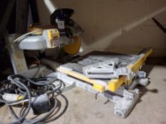 Dewalt sliding table tile cutter 254mm diameter blade, 110v