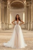 Eva Lendel Rebeka Wedding Dress, Size 44 / UK 16, Colour Nude, Advised RRP £2,273 (Ex-Display,