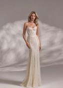 Eva Lendel Porscha Wedding Dress, Size 44 / UK 16, Colour Ivory, Advised RRP £2,306 (Ex-Display,