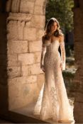 Eva Lendel Mimosa Wedding Dress, Size 46 / UK 18, Colour Ivory, Advised RRP £3,009 (Ex-Display,