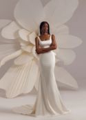 Eva Lendel Bertie Wedding Dress, Size 44 / UK 16, Colour Light Ivory, Advised RRP £1,260 (Ex-
