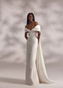 Eva Lendel Cecile Wedding Dress, Size 46 / UK 18, Colour Ivory, Advised RRP £2,309 (Ex-Display,