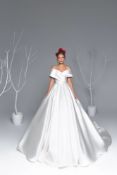 Eva Lendel Emma Tayra Wedding Dress, Size 44 / UK 16, Colour Original, Advised RRP £1,572 (Ex-