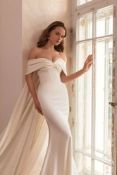 Eva Lendel Joyce Wedding Dress, Size 42 / UK 14, Colour Ivory, Advised RRP £1,593 (Ex-Display,