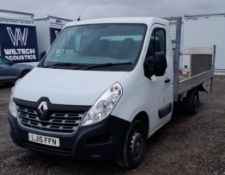 Renault Master ML35 Business DCI flatbed lorry with Beavalite dropside alloy body and drive up alloy