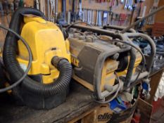 2 Dewalt site radios & Dewalt vacuum cleaner