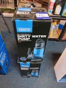 2 x Draper 61667 230v submersible dirty water pump
