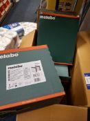 Metabo filters, 2 boxes 631934000 polyester filter cassettes & 2 boxes 630343000 5 fleece filter