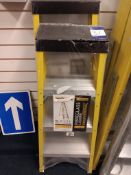 2 x Dr A Best 4 tread fibreglass ladders